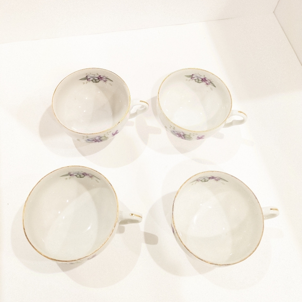 Vintage Registered U.S.A. Celebrate made in Japan Teacups & Dessert Plates - Picture 6 of 9